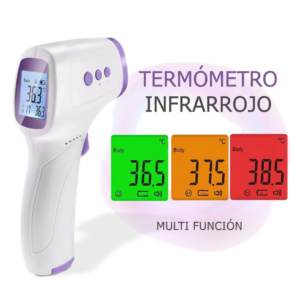 Termómetro Infrarrojo Digital Certificado Blanco/Morado