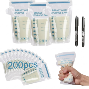 Bolsa De Almacenamiento De Leche Materna de 200ml Modelo Transparente 200 Piezas Modelo Transparente