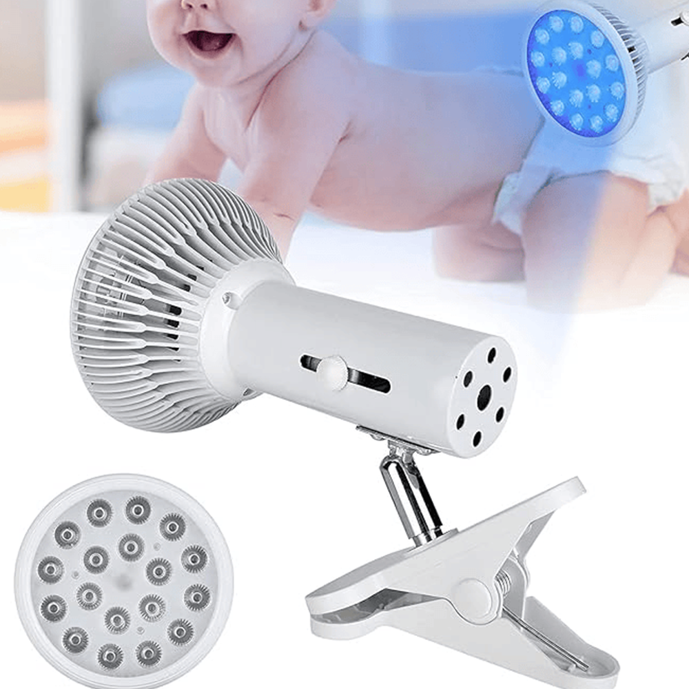 Ictericia Terapia De Luz Recién Nacido Bebé Infantil Lámpara Azul Portátil Para Ictericia Física Cuidado De La Piel Máquina Con 18Pcs Chips De Luz Led