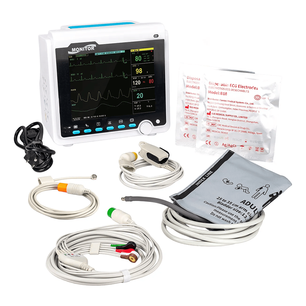 Monitor De Signos Vitales Cms6000 Ecg Spo2 Nibp Pantalla 8